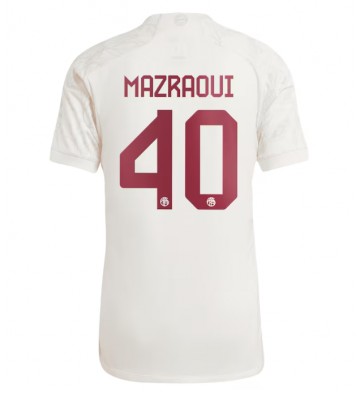 Bayern Munich Noussair Mazraoui #40 Tercera Equipación 2023-24 Manga Corta